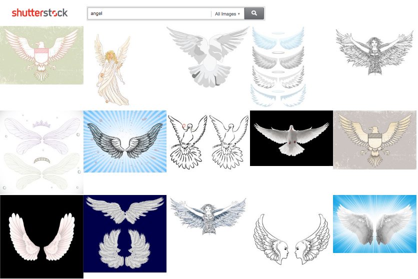 Joint embedding results for "angel”